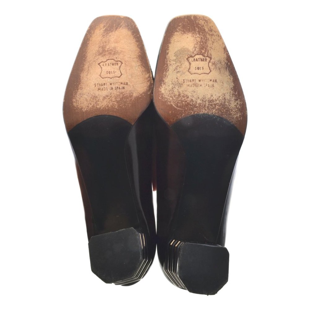 Stuart Weitzman Patent Leather Block Heel Pumps - image 3